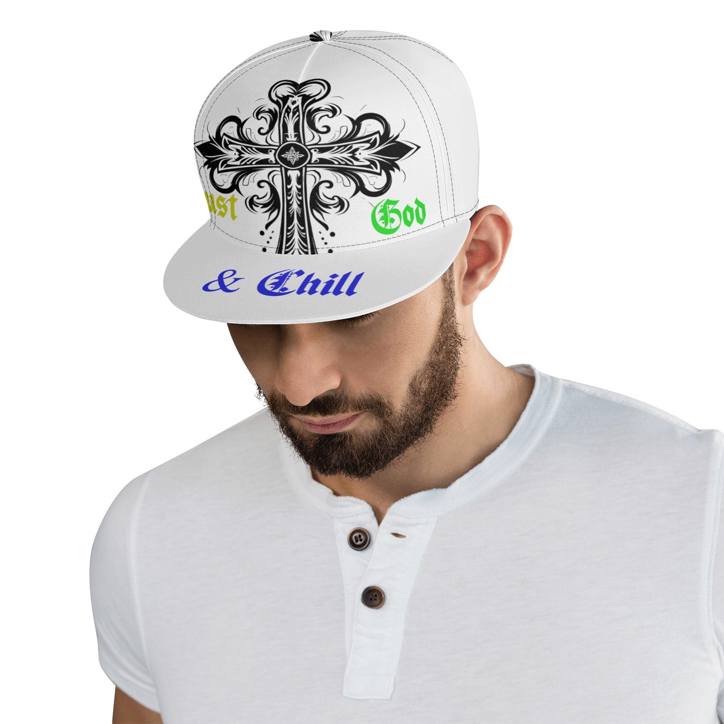 T4x Trust God & Chill Hip-Hop Hat