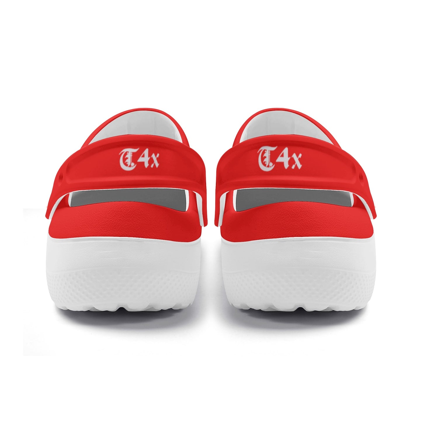 T4x Womens Red Lightweight Clogs