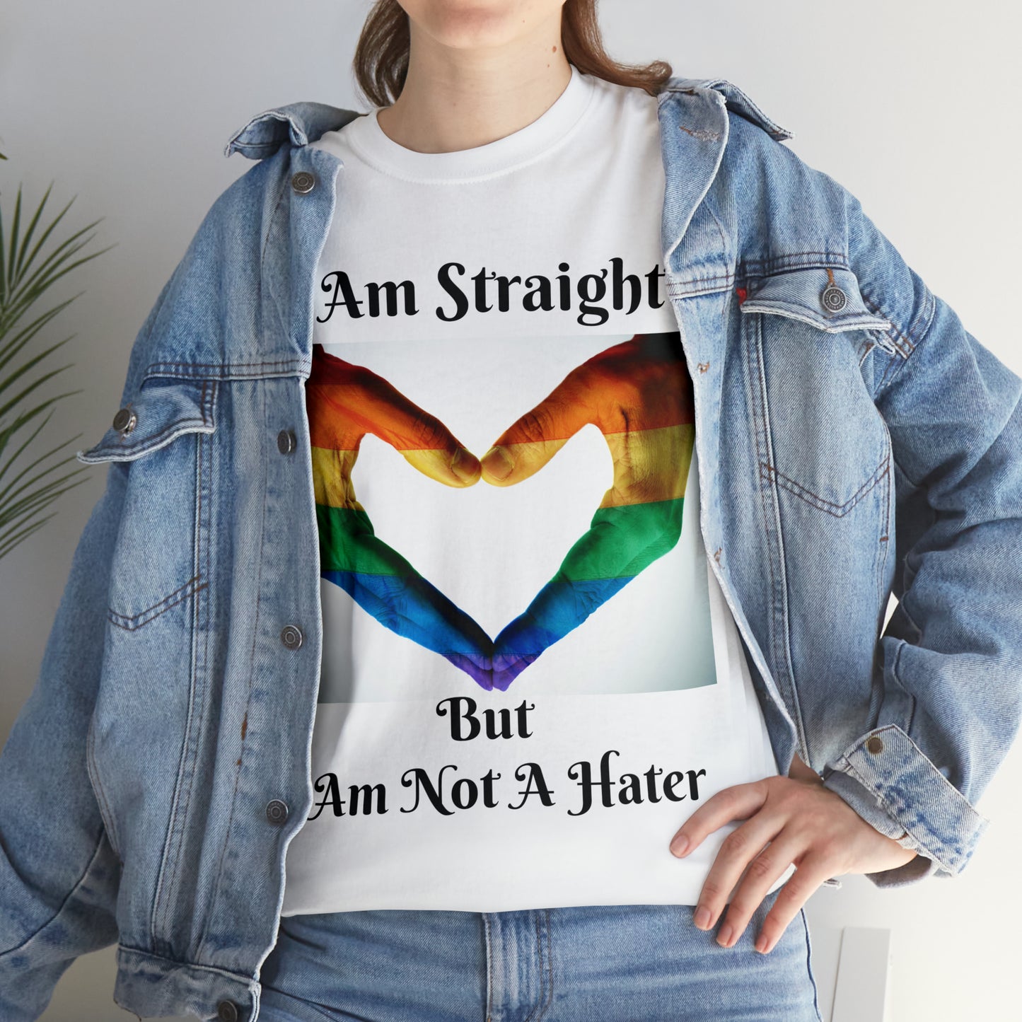 T4x I Am Straight Unisex Heavy Cotton Tee
