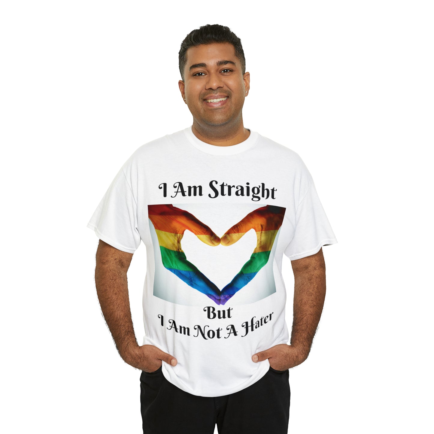T4x I Am Straight Unisex Heavy Cotton Tee