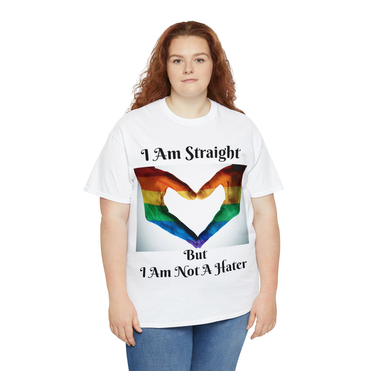T4x I Am Straight Unisex Heavy Cotton Tee