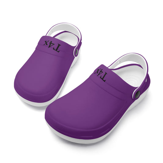 T4x Purple Womens Lightweight Clogs