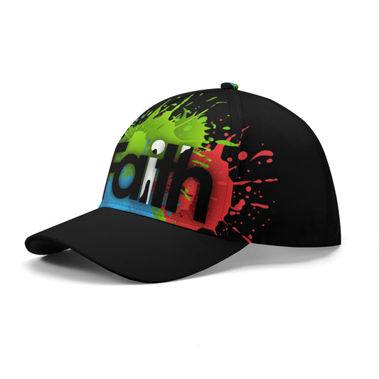 T4x Black Faith Baseball Caps