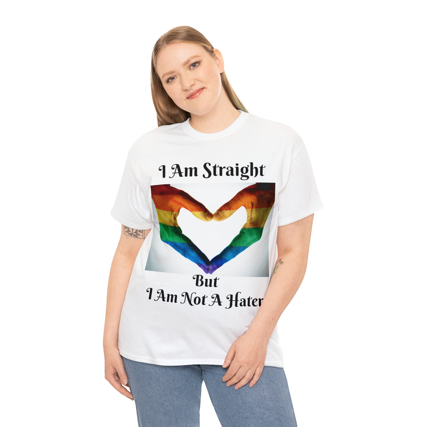 T4x I Am Straight Unisex Heavy Cotton Tee