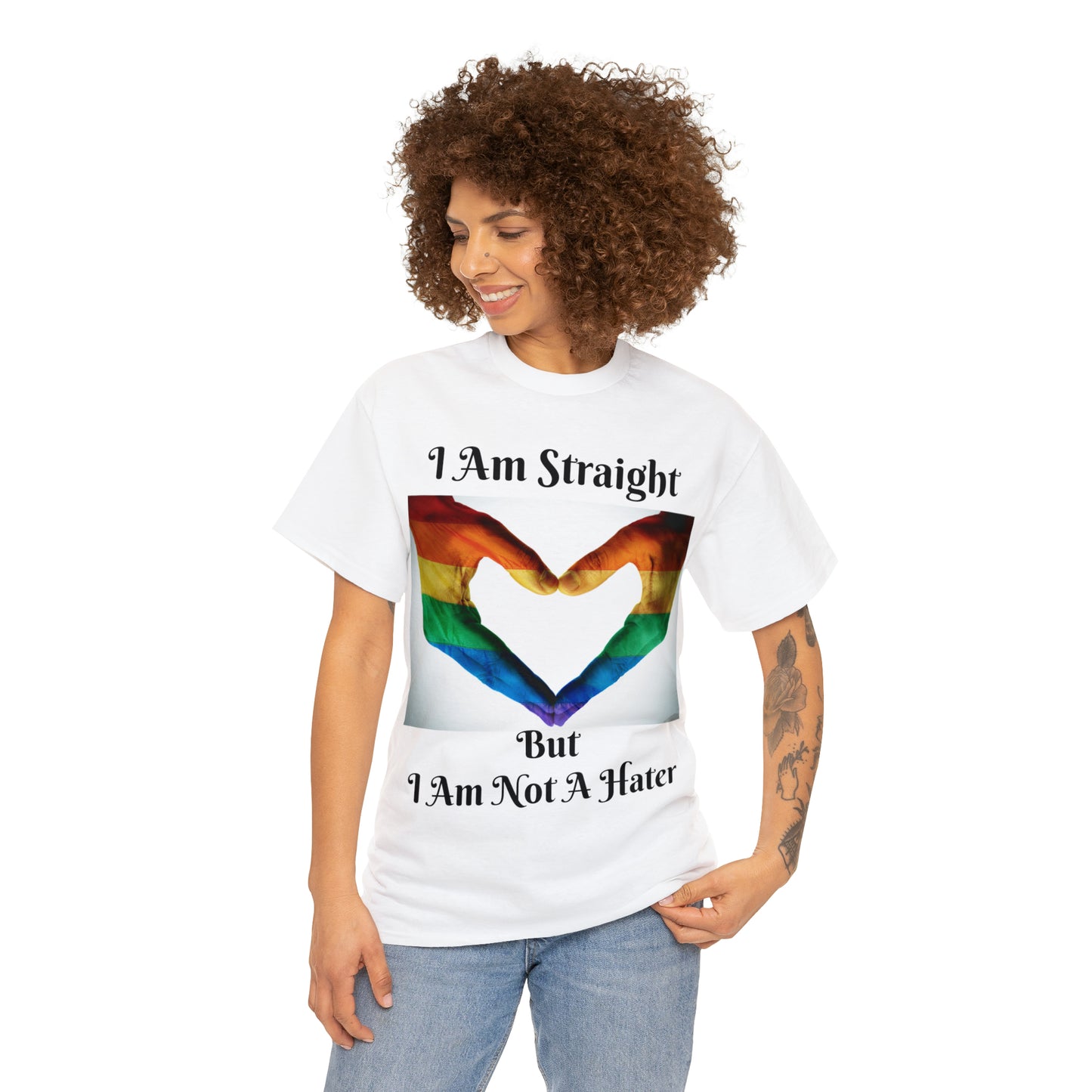 T4x I Am Straight Unisex Heavy Cotton Tee