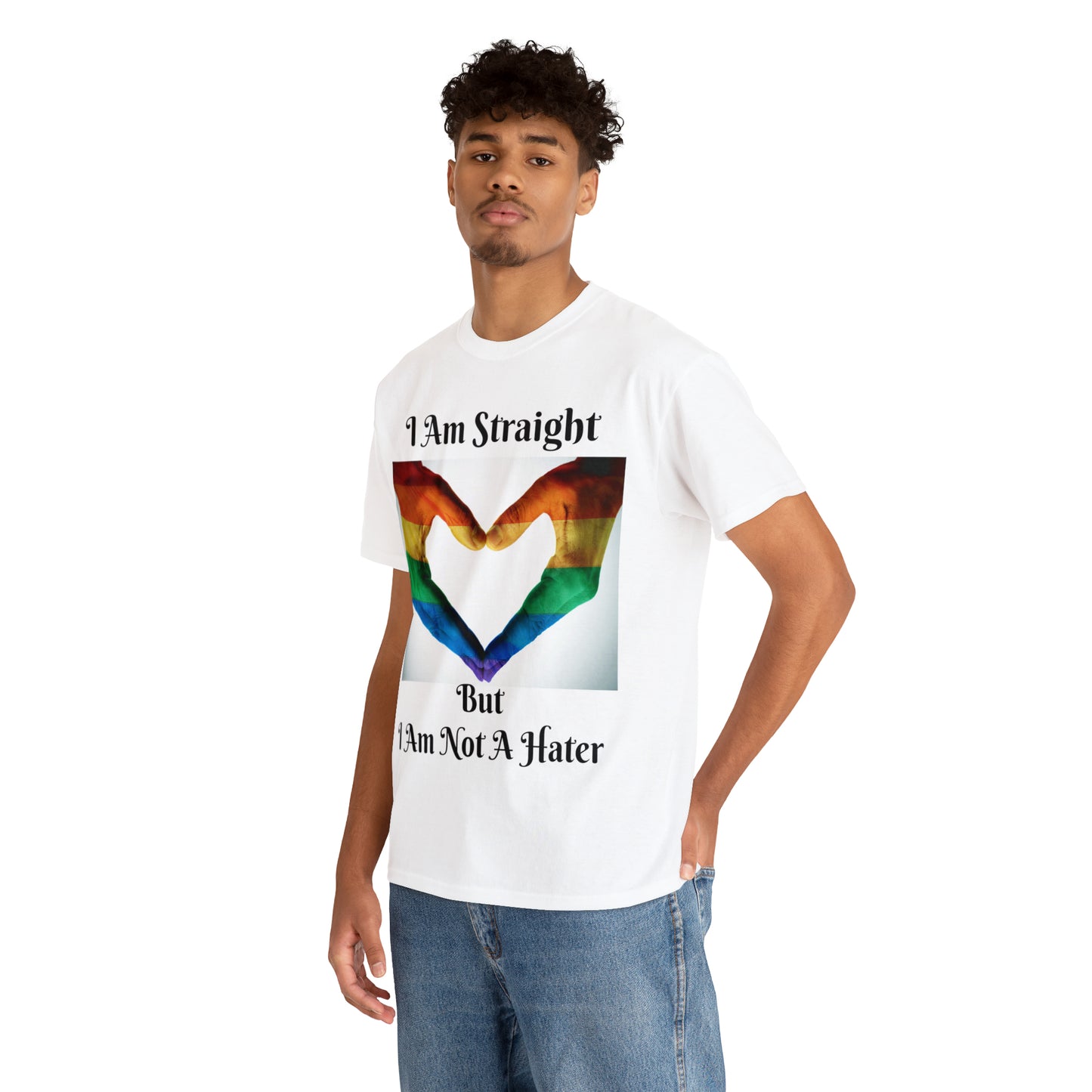 T4x I Am Straight Unisex Heavy Cotton Tee