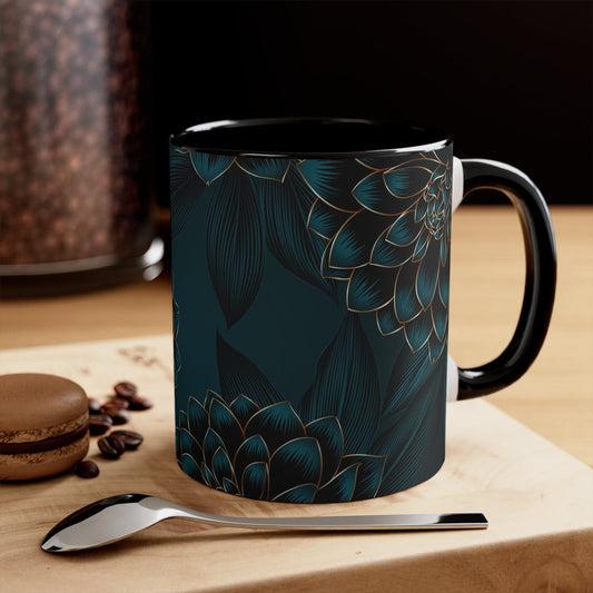 It's Time For Coffee Accent Coffee Mug, 11oz - T4x Quadruple Love