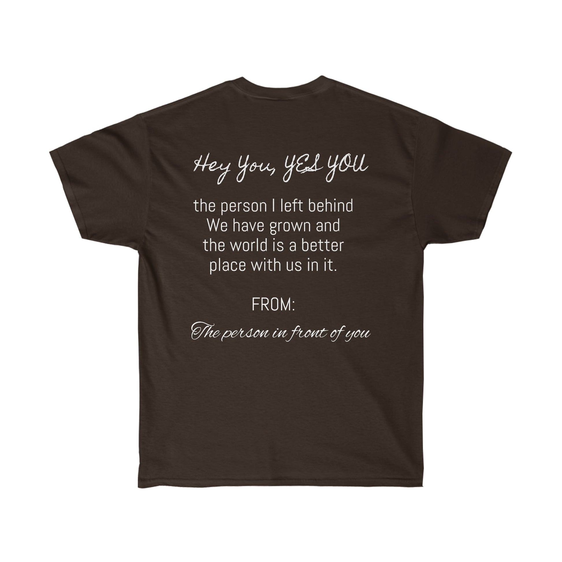 New Me Moving Forward Ultra Cotton Tee - T4x Quadruple Love