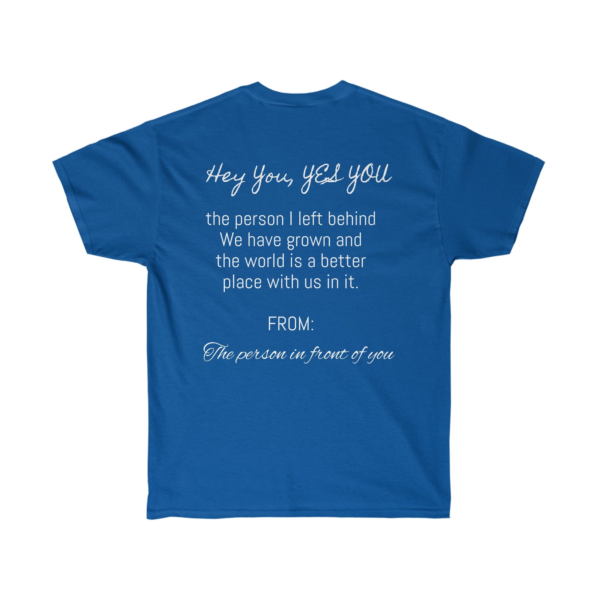 New Me Moving Forward Ultra Cotton Tee - T4x Quadruple Love