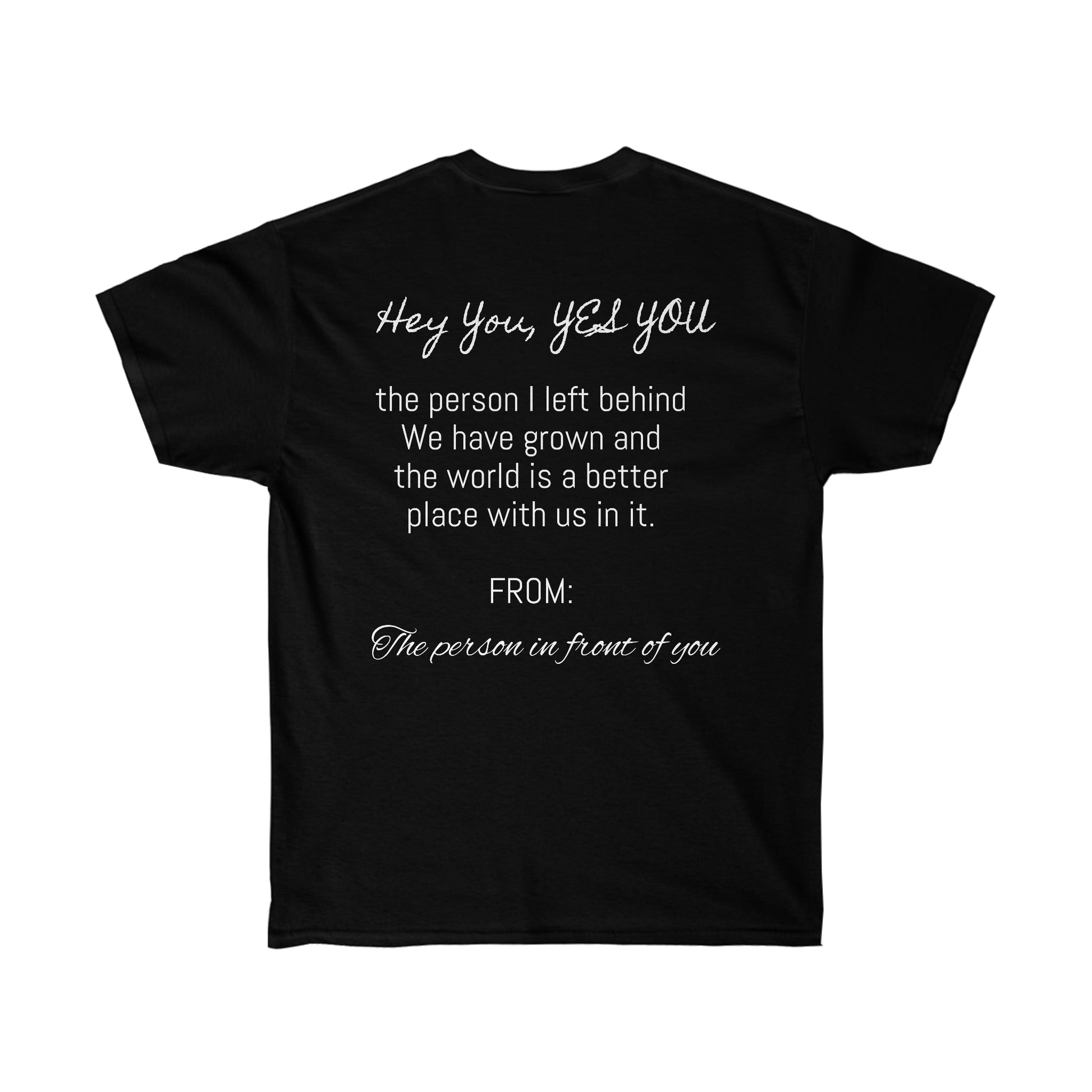 New Me Moving Forward Ultra Cotton Tee - T4x Quadruple Love