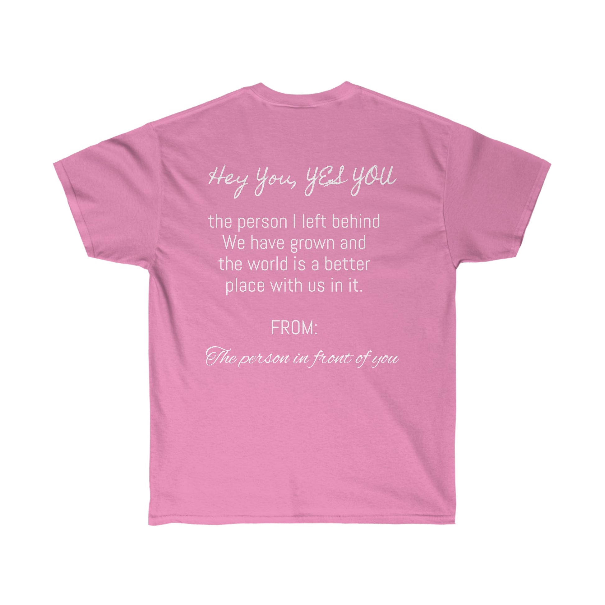 New Me Moving Forward Ultra Cotton Tee - T4x Quadruple Love