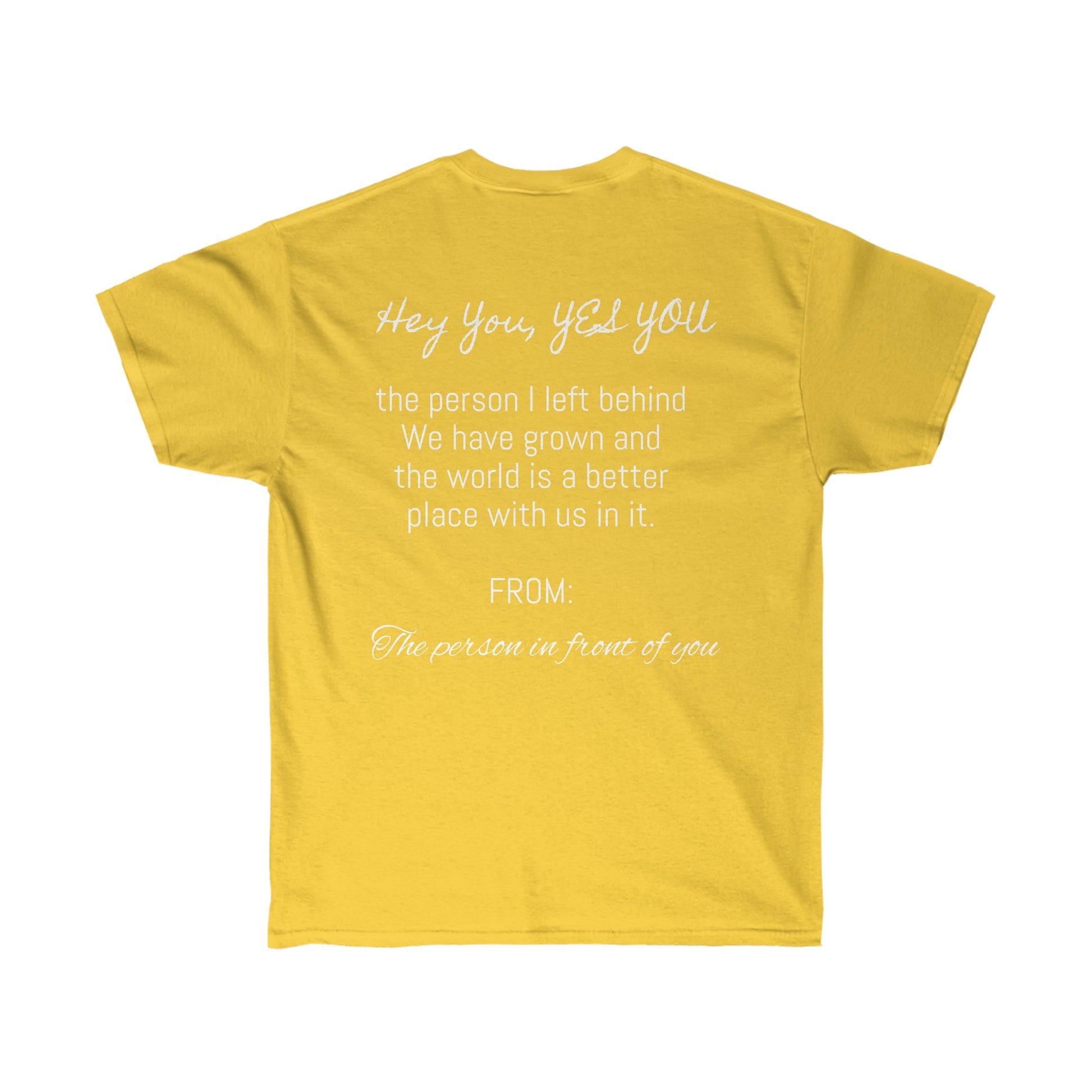 New Me Moving Forward Ultra Cotton Tee - T4x Quadruple Love
