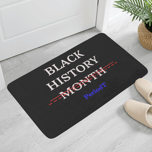 T4x Black History PERIODT Plush Doormat - T4x Quadruple Love